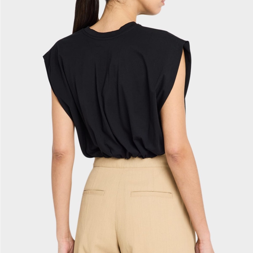 A.L.C. Black Crop Top - Picture 3 of 5